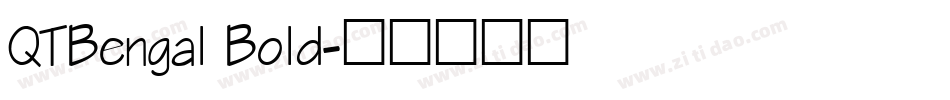 QTBengal Bold字体转换